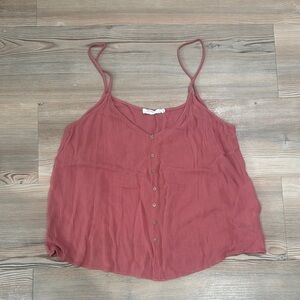 Women's Spaghetti Strap Top in Rust by [Brand]
